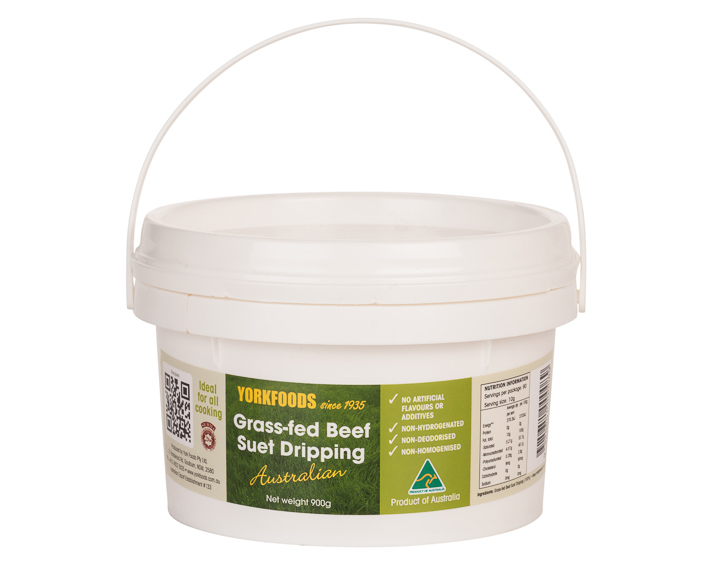 GRASS FED BEEF SUET DRIPPINGS